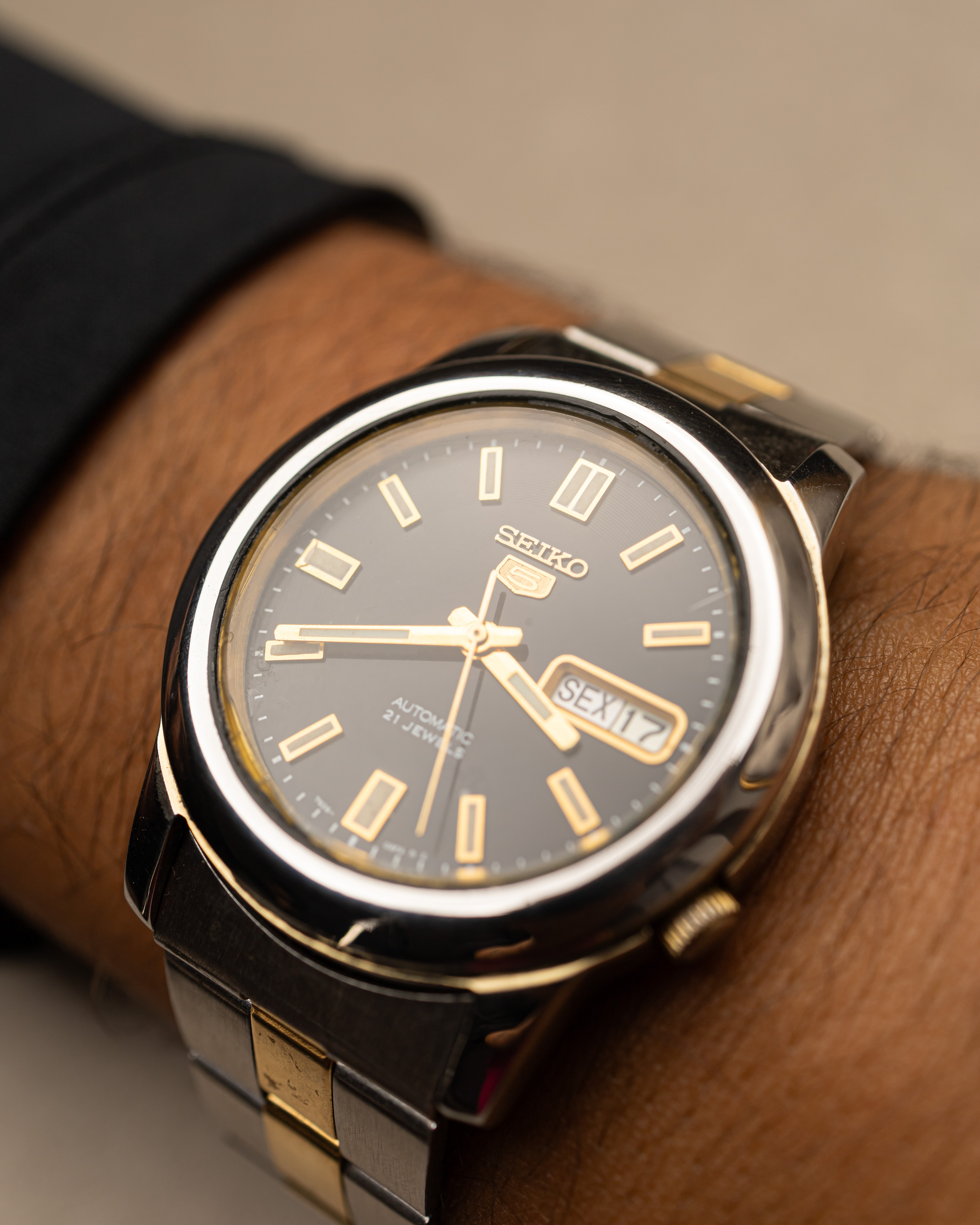 Seiko 5 SNKK17 - Fundo