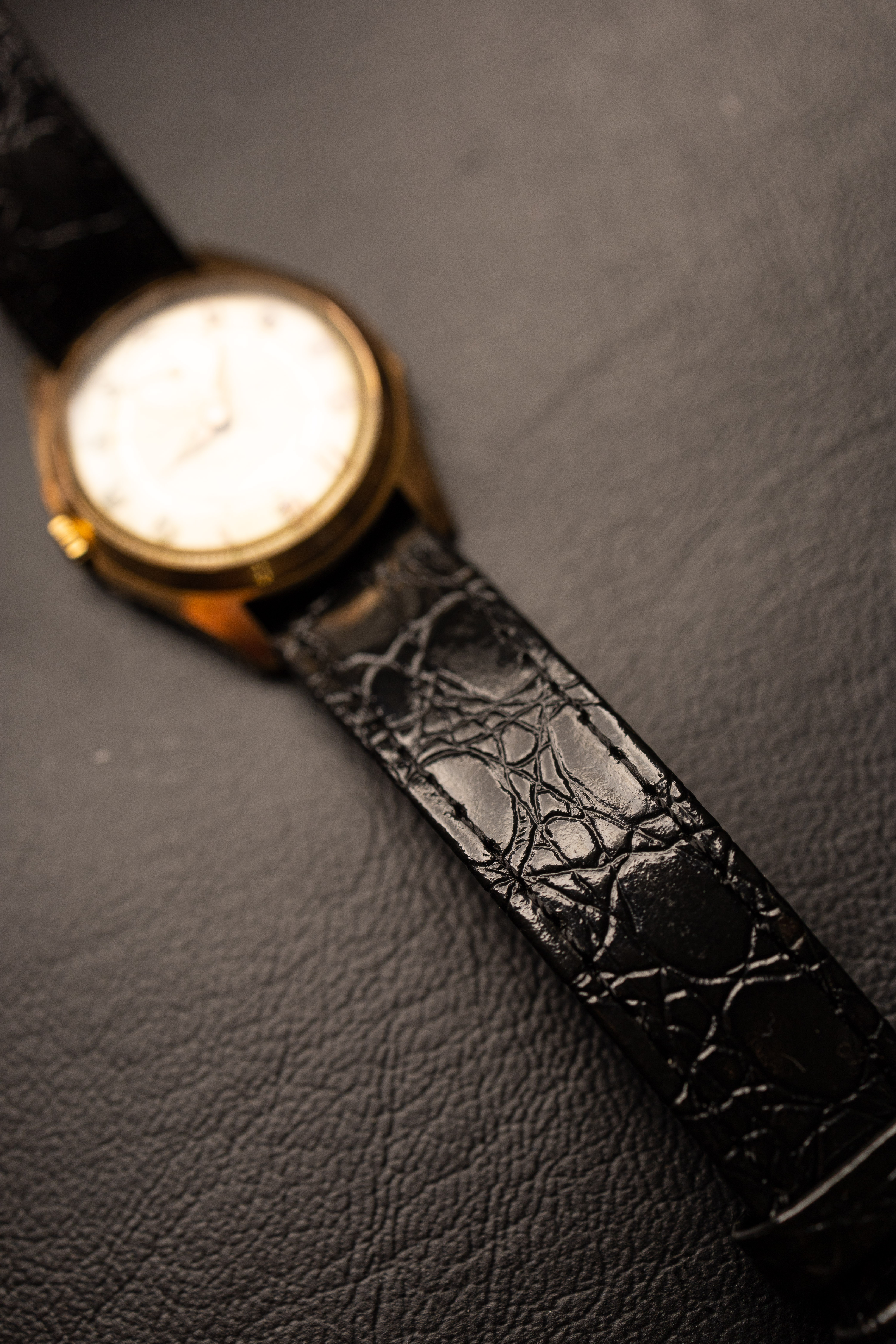 Omega De Ville Bi-Metal - Detalhe Mostrador