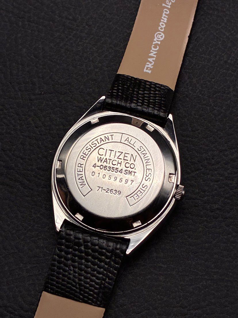 Citizen Preto - Detalhe