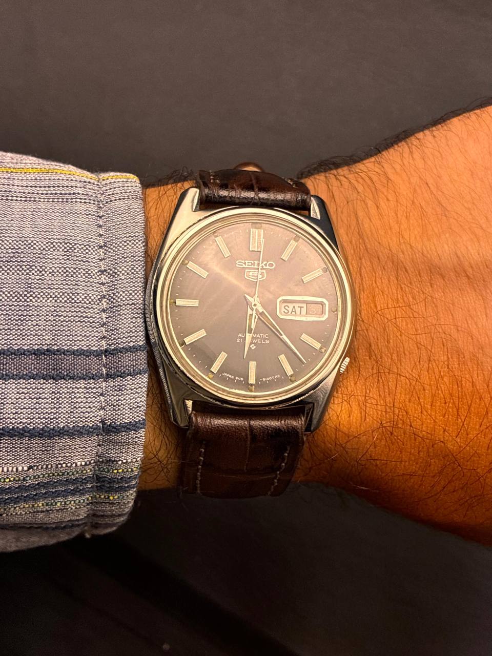 Seiko 5 Preto “eclipse”
