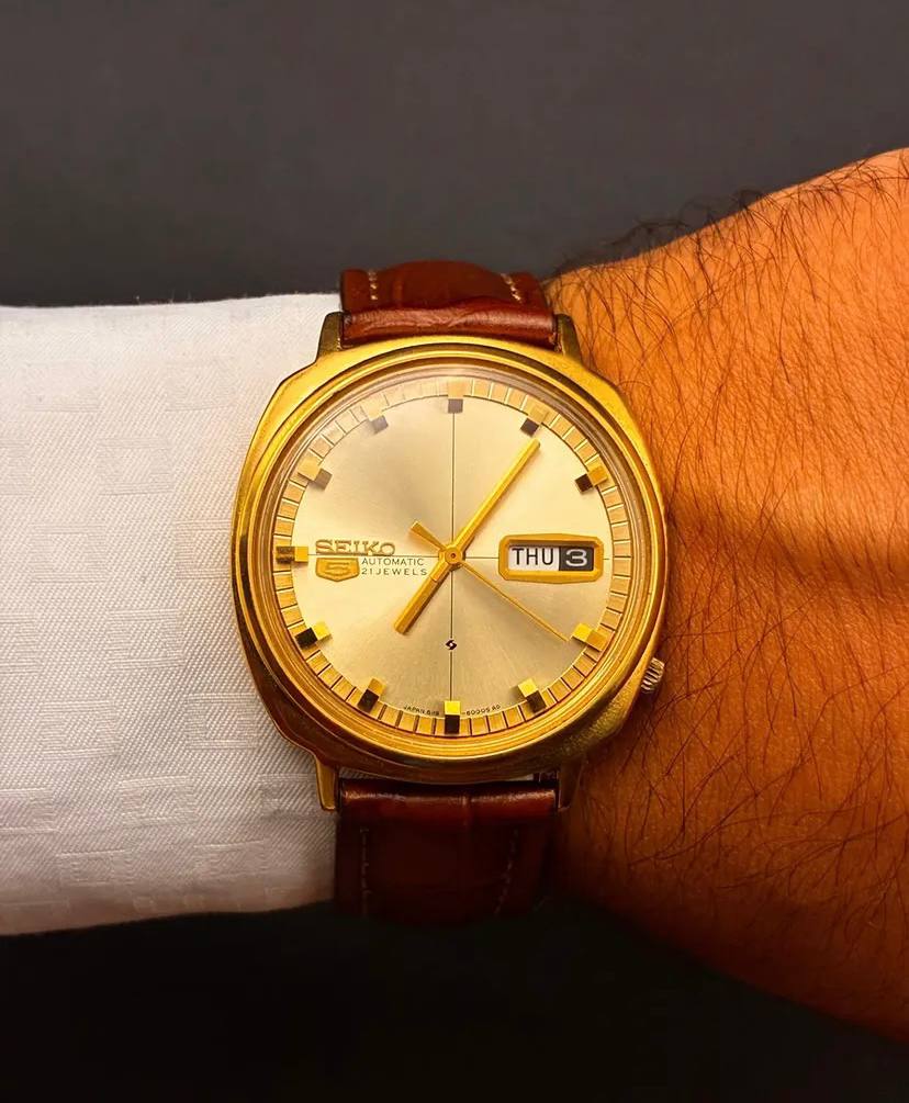 Seiko Automatic Gold - Lateral