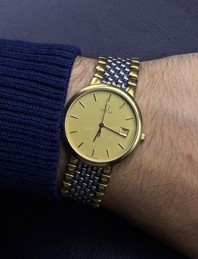 Omega De Ville Gold Dial - Lateral