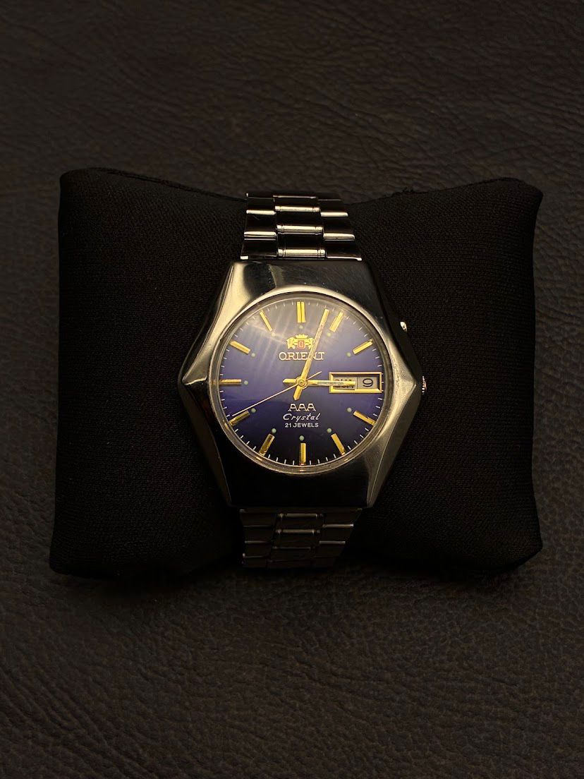 Orient AAA Azul - Detalhe
