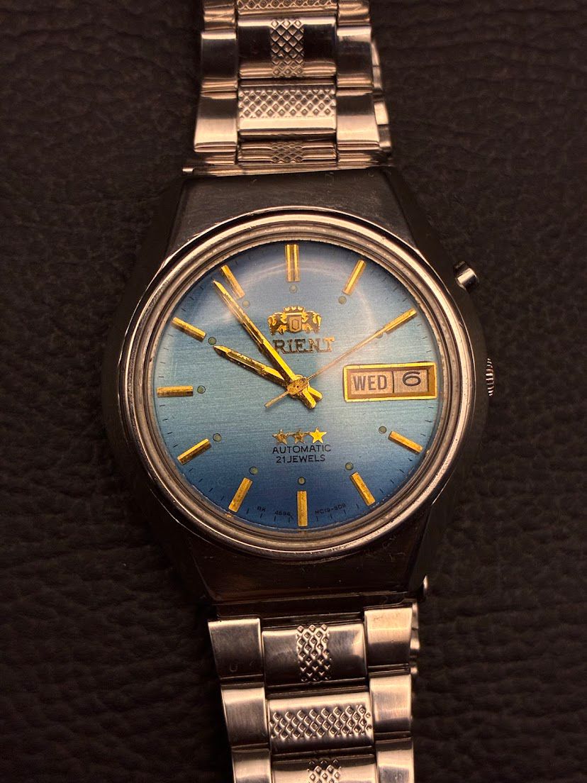 Orient 3 Estrelas Azul