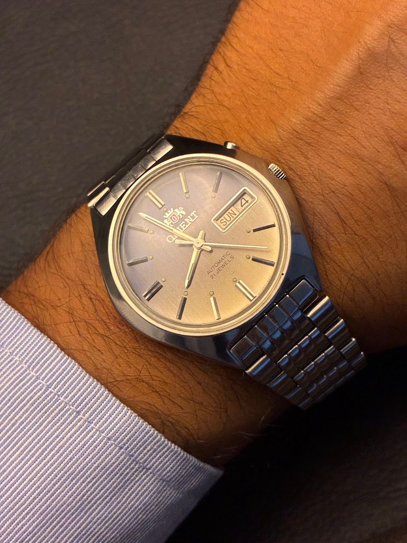 Orient Preto Degradê - Detalhe