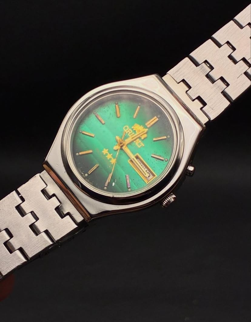 Orient 3 Estrelas Verde - Lateral