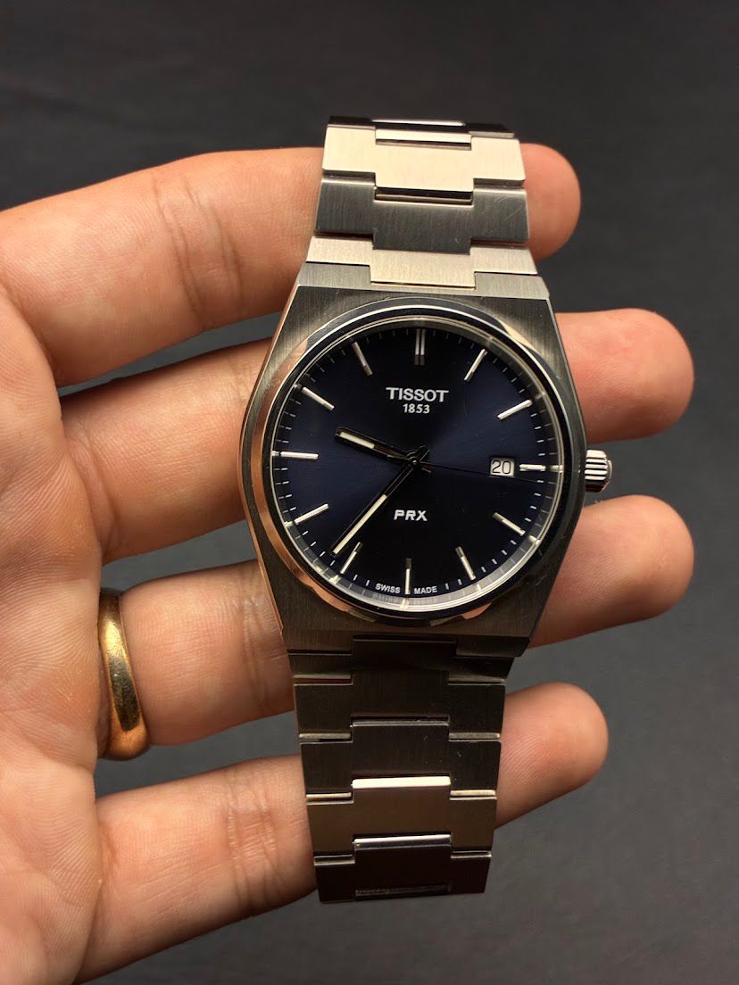 Tissot PRX 40mm - Detalhe lateral