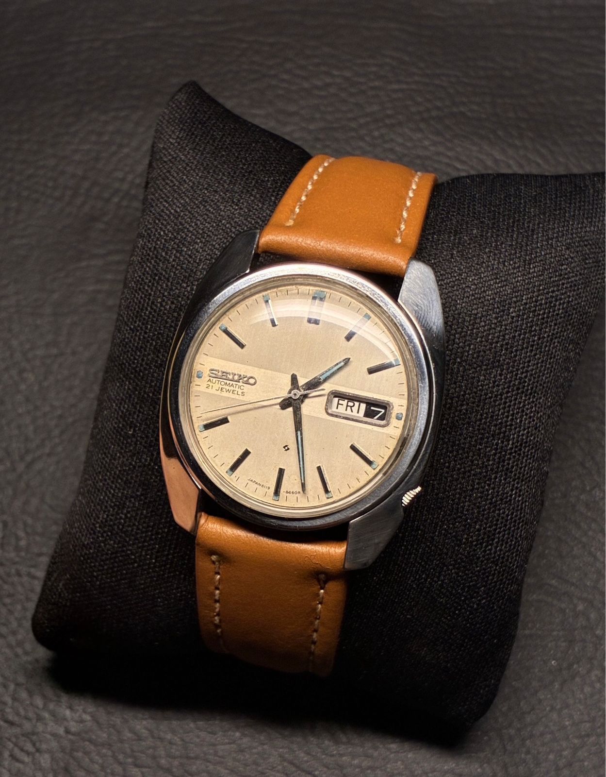 Seiko Racing Stripe - Detalhe