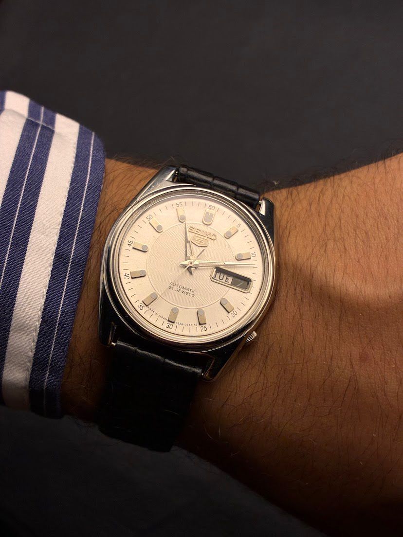 Seiko Branco - Detalhe