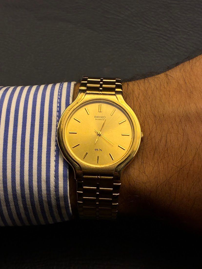 Seiko Dourado SX - Fundo