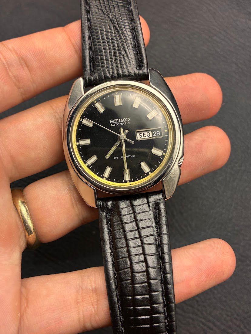 Seiko Preto - Detalhe
