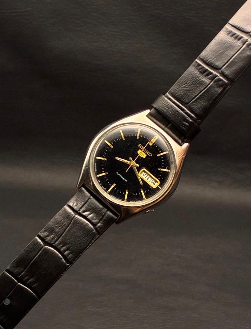 Seiko Black and Golden