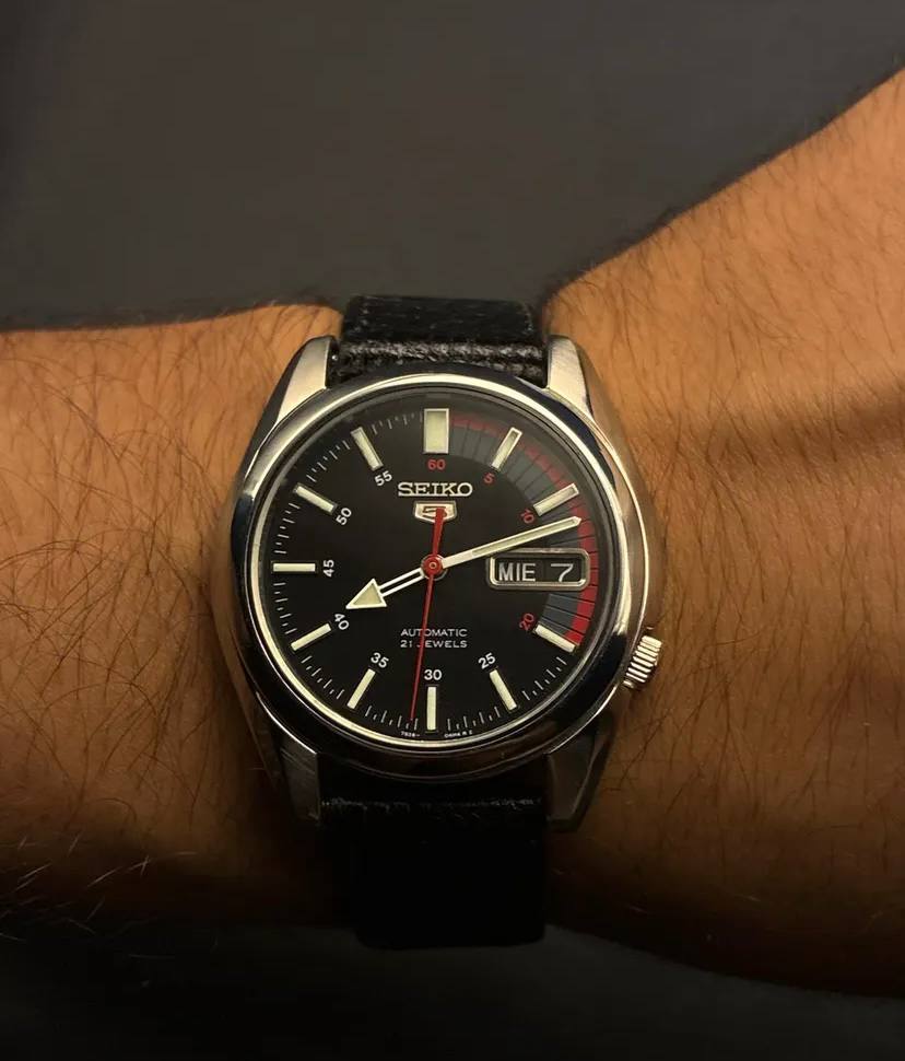 Seiko 5 SNK375K - Detalhe
